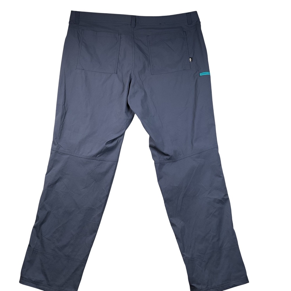 REI Co-op Hiking Pants Mens 42x32 Blue Gray Excellent Performance Trail Trousers - Picture 2 of 9